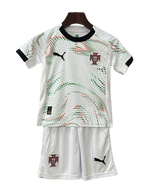 T-shirt e Pantaloncini Bambino Portogallo Away 2025/26