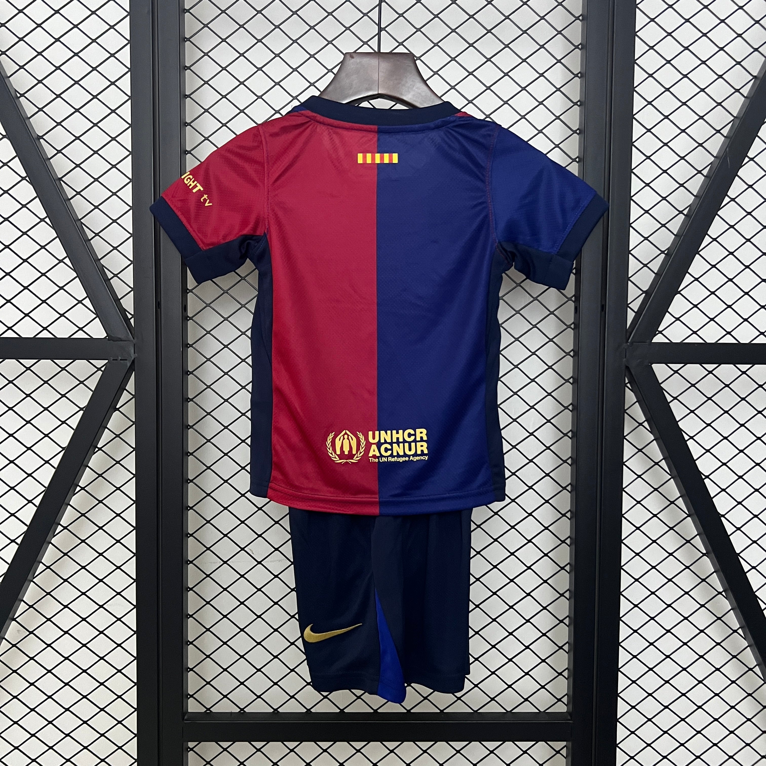 T-shirt e Pantaloncini Bambino FC Barcelona Home 2024/25