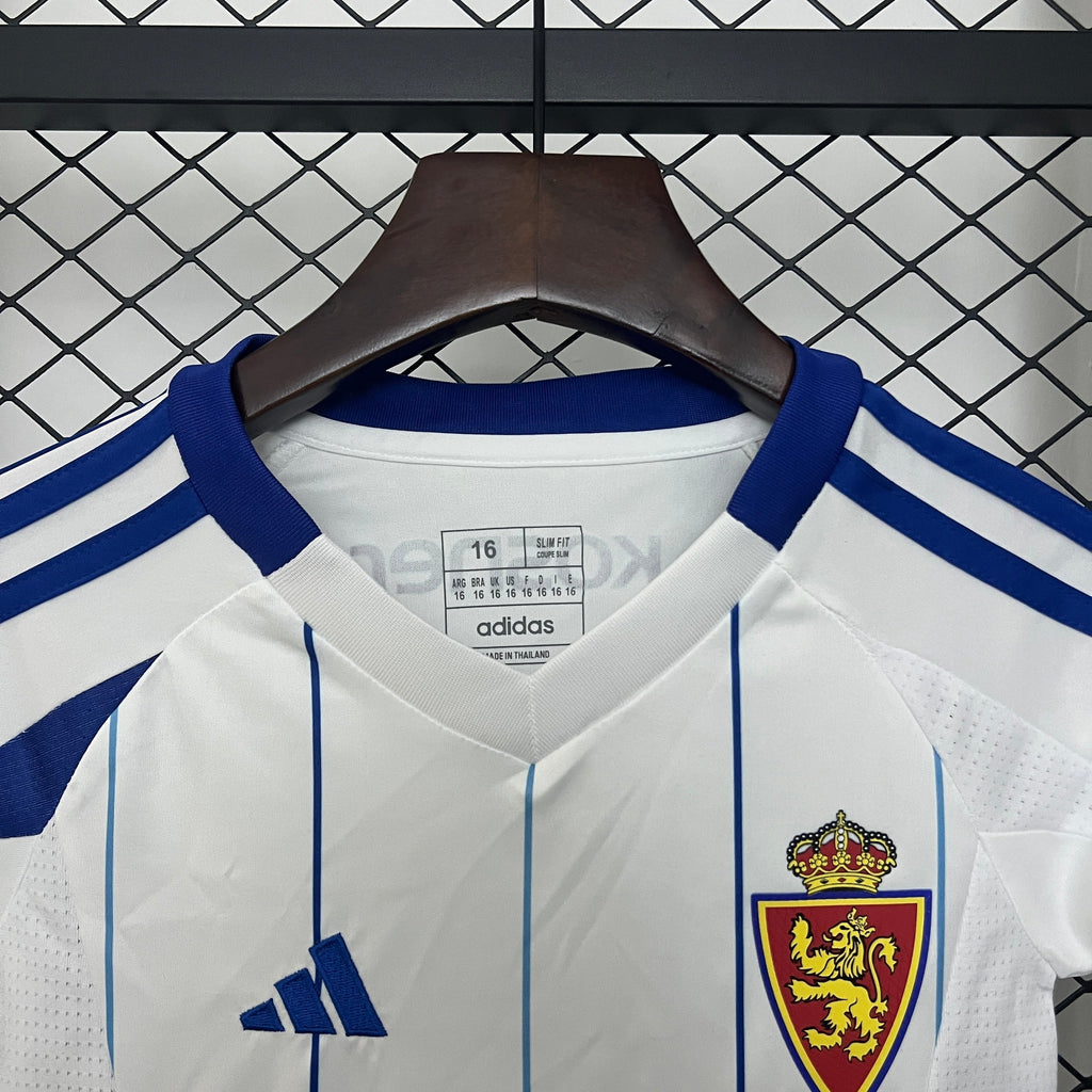 T-shirt e Pantaloncini Bambino Real Zaragoza Home 2024/25