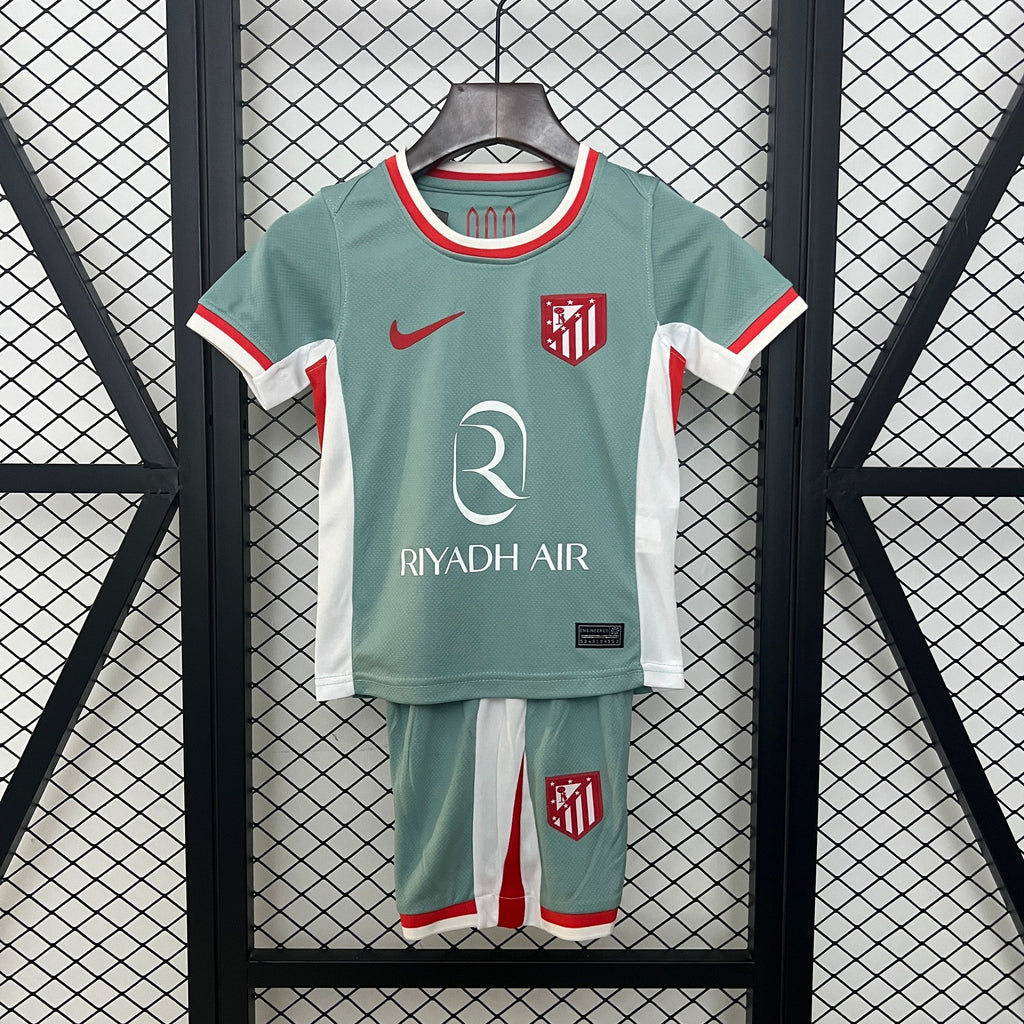 T-shirt e Pantaloncini Bambino Atletico de Madrid Away 2024/25