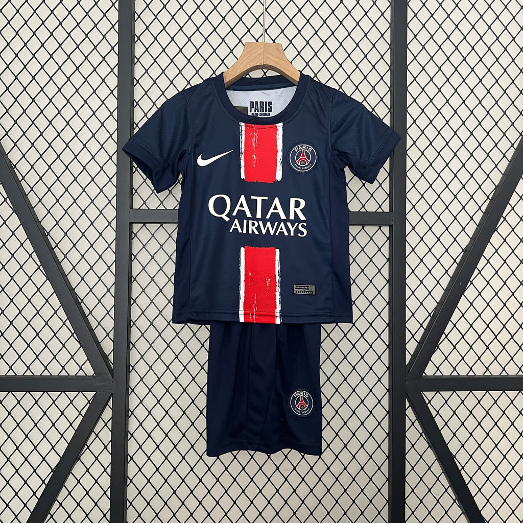 T-shirt e Pantaloncini Bambino PSG Home 2024/25