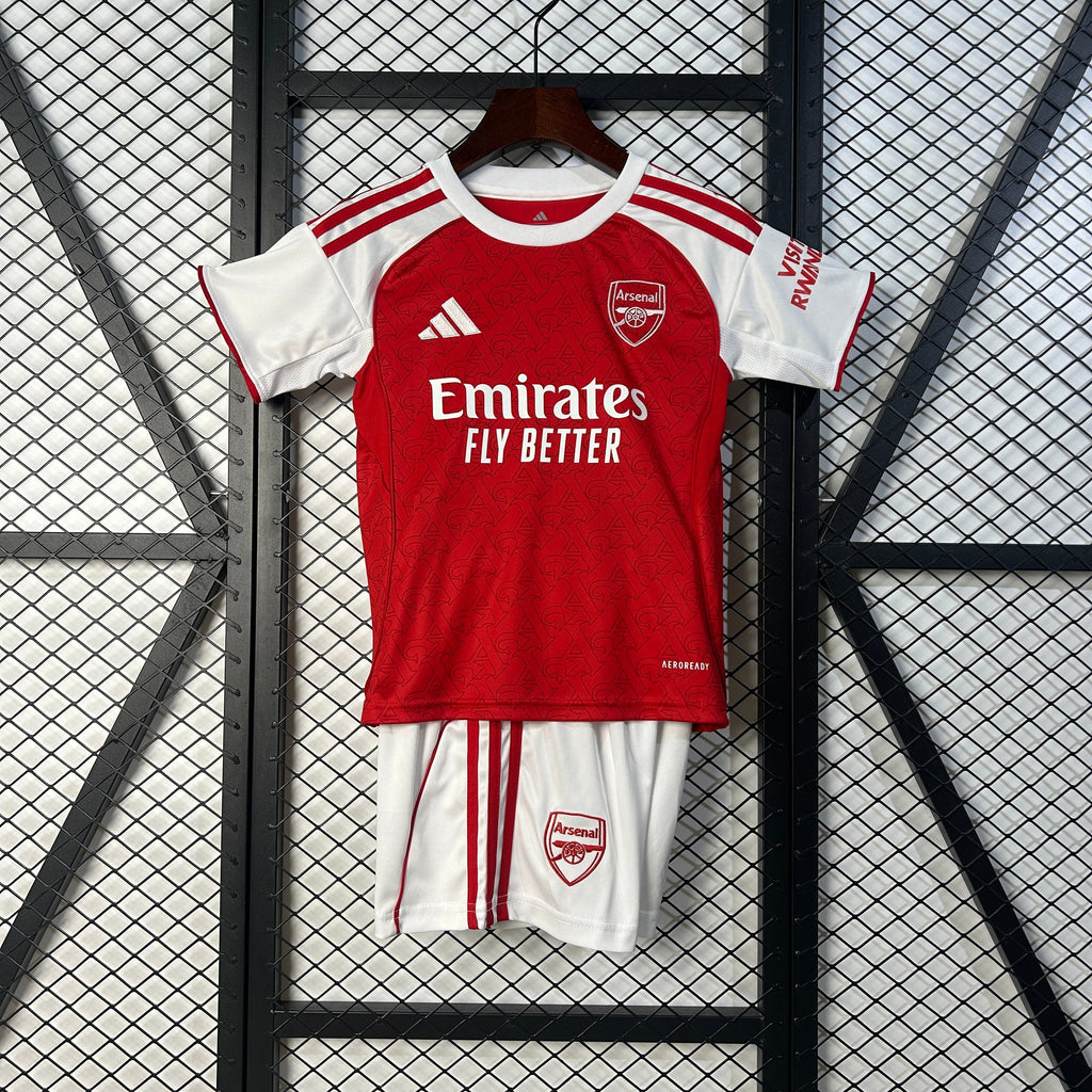 T-shirt e Pantaloncini Bambino Arsenal Home 2025/26